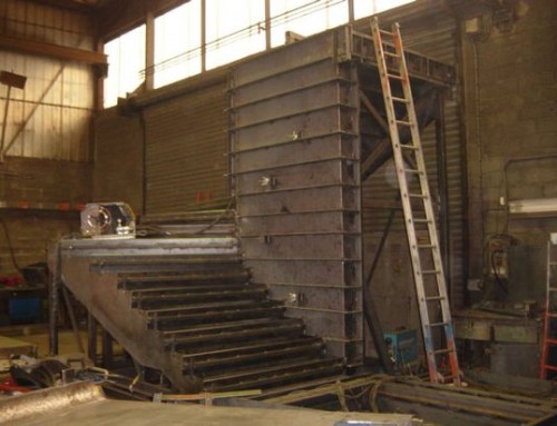 Moule escalier avec fût central